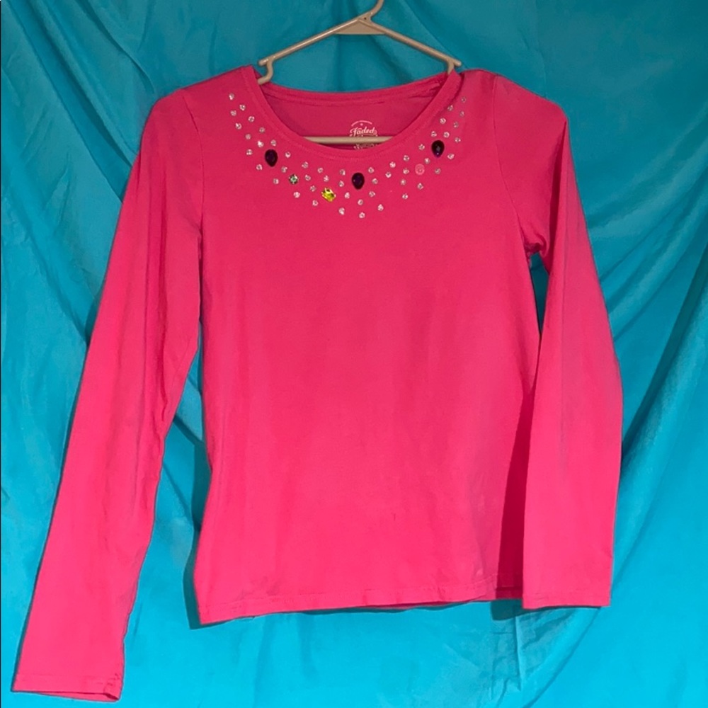 Girls XL Long-Sleeved Holiday Shirt